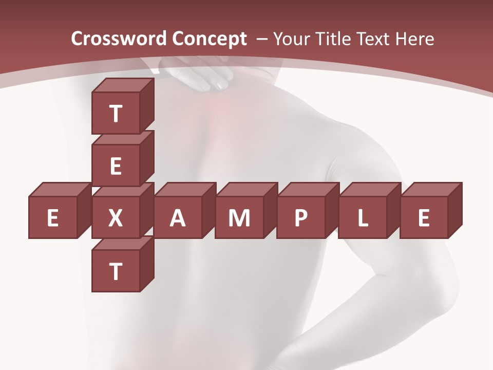 A Man Holding His Back In Pain Powerpoint Presentation PowerPoint Template