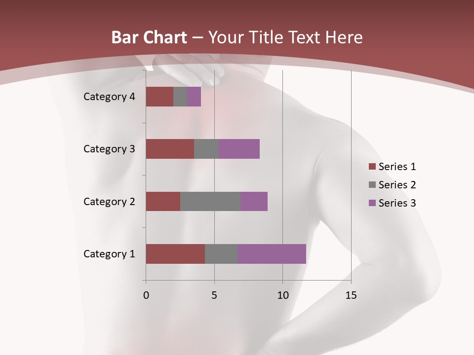 A Man Holding His Back In Pain Powerpoint Presentation PowerPoint Template