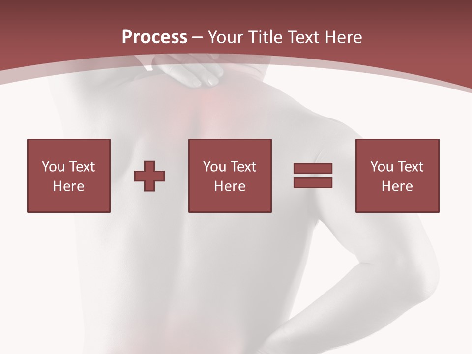 A Man Holding His Back In Pain Powerpoint Presentation PowerPoint Template