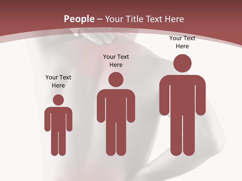 A Man Holding His Back In Pain Powerpoint Presentation PowerPoint Template