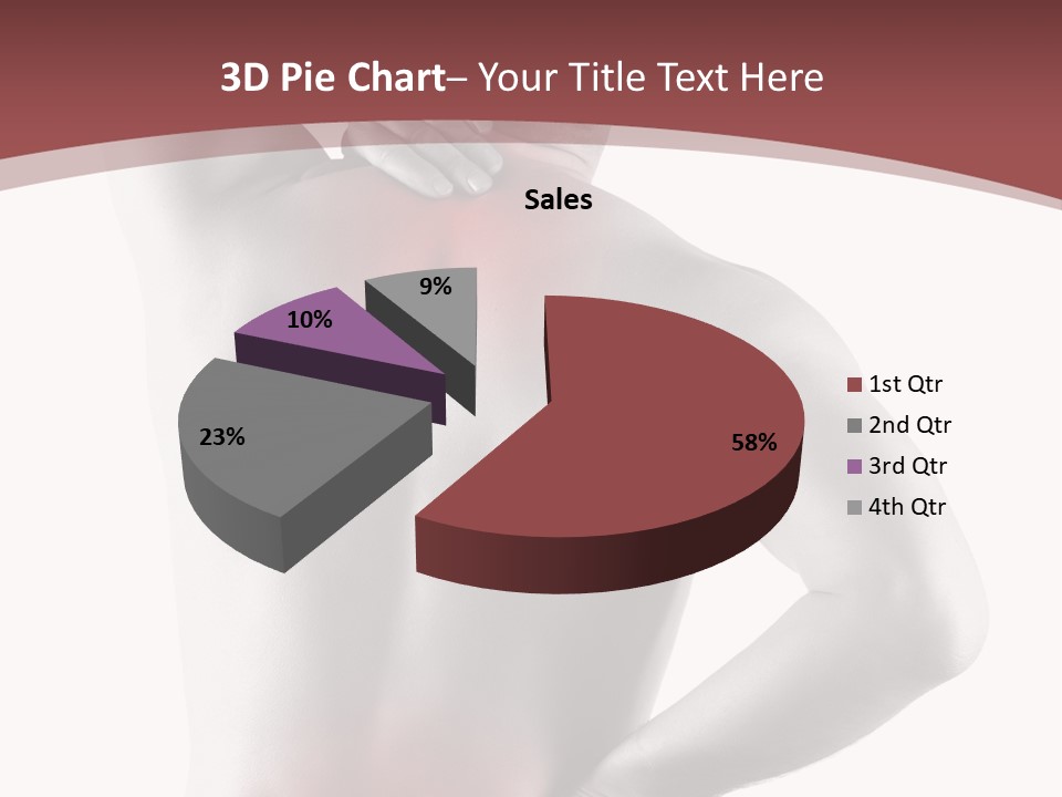 A Man Holding His Back In Pain Powerpoint Presentation PowerPoint Template