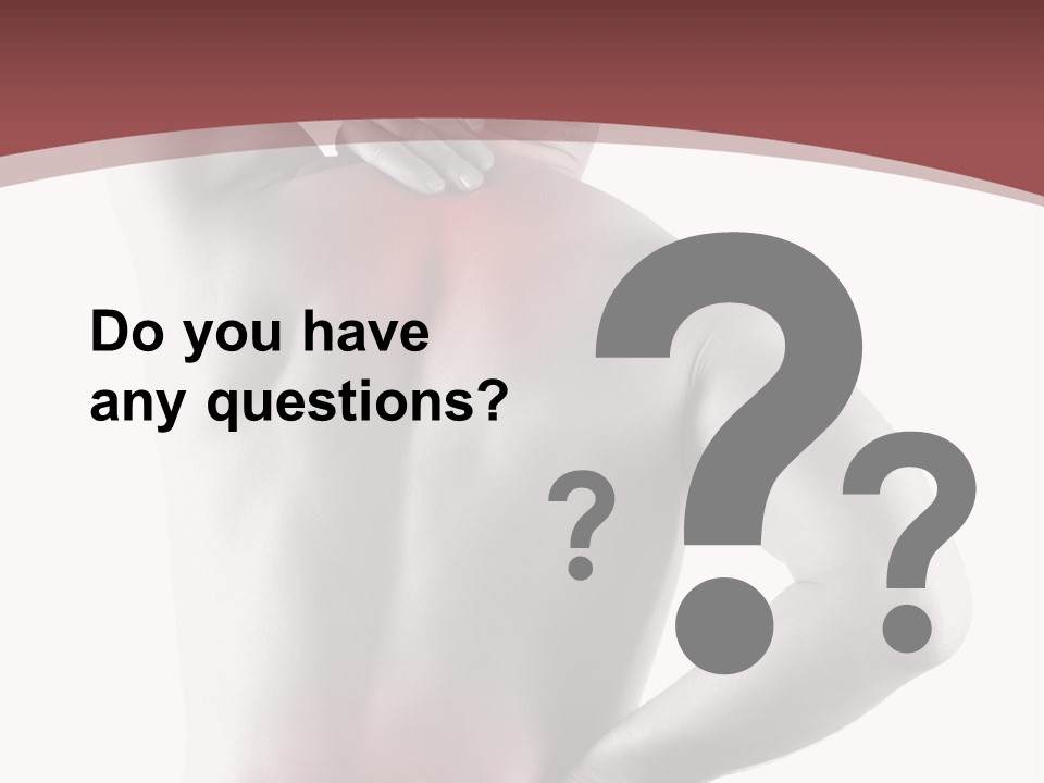 A Man Holding His Back In Pain Powerpoint Presentation PowerPoint Template