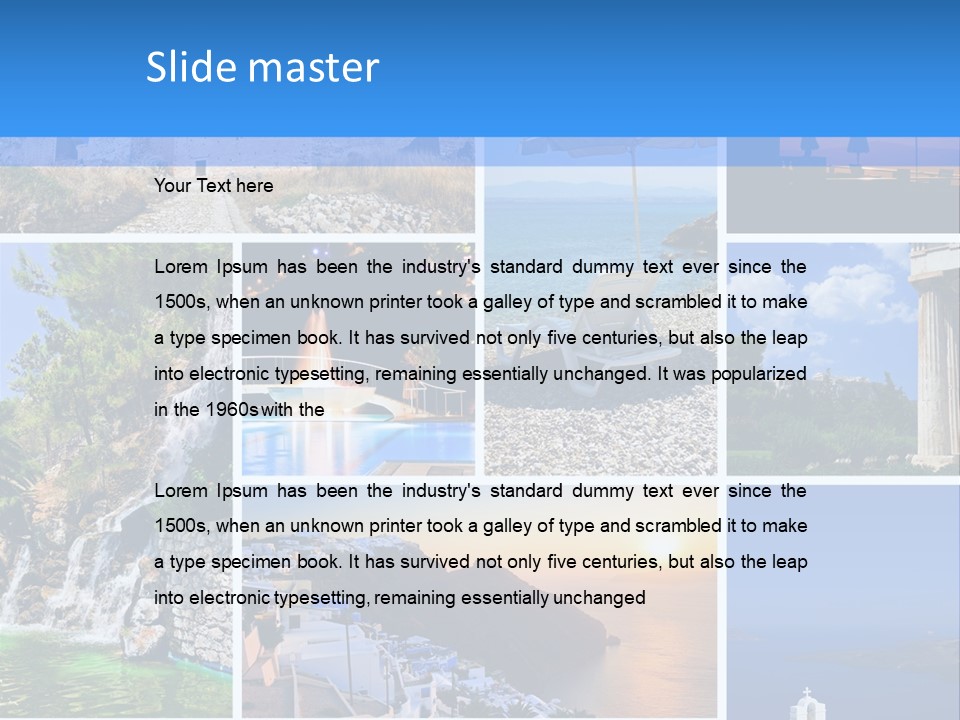 A Collage Of Photos With The Words Name Of The Presentation PowerPoint Template