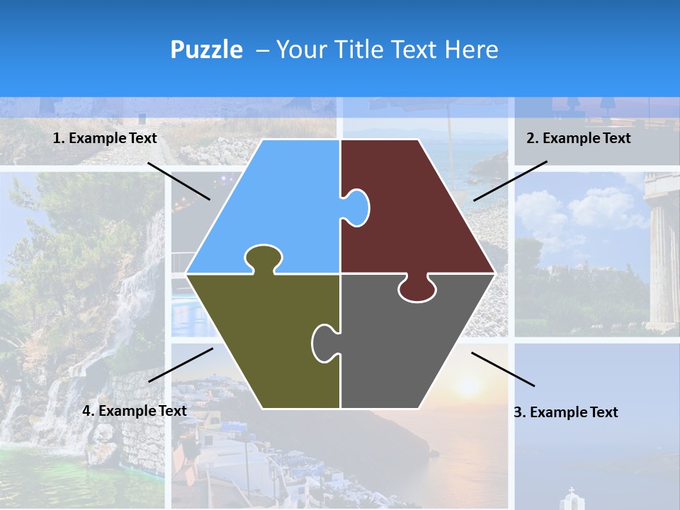 A Collage Of Photos With The Words Name Of The Presentation PowerPoint Template