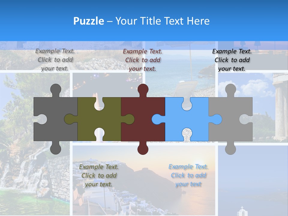 A Collage Of Photos With The Words Name Of The Presentation PowerPoint Template