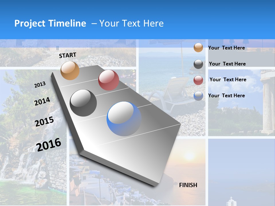 A Collage Of Photos With The Words Name Of The Presentation PowerPoint Template