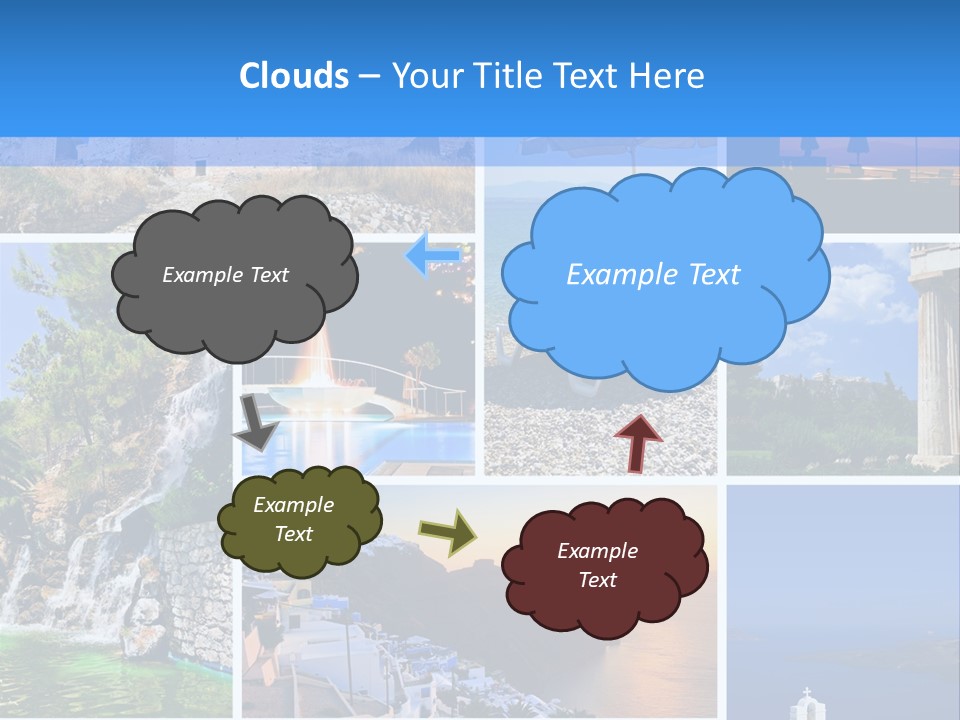 A Collage Of Photos With The Words Name Of The Presentation PowerPoint Template