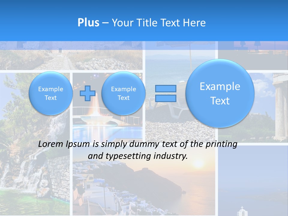 A Collage Of Photos With The Words Name Of The Presentation PowerPoint Template
