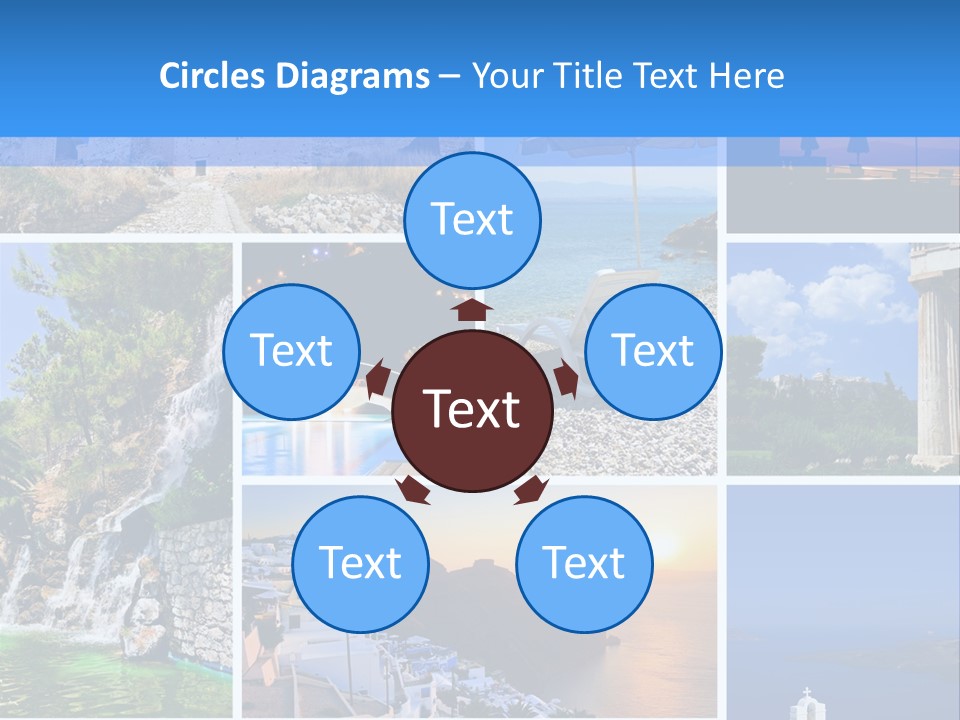 A Collage Of Photos With The Words Name Of The Presentation PowerPoint Template