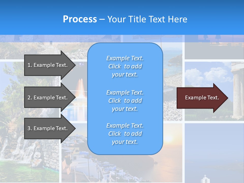 A Collage Of Photos With The Words Name Of The Presentation PowerPoint Template
