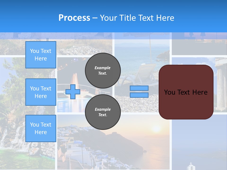 A Collage Of Photos With The Words Name Of The Presentation PowerPoint Template