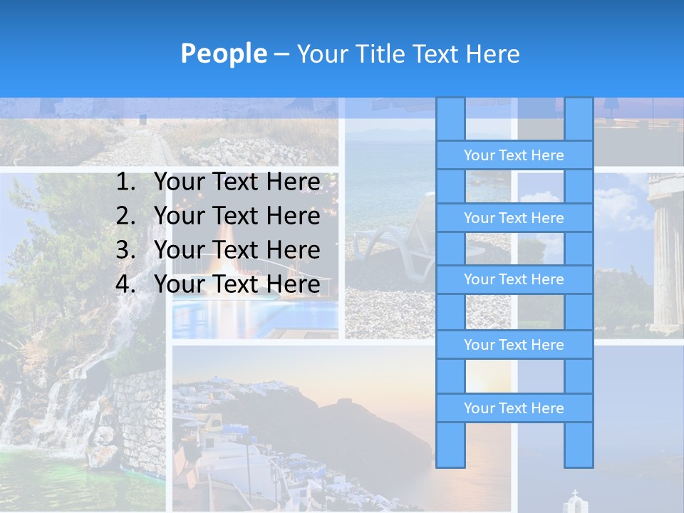A Collage Of Photos With The Words Name Of The Presentation PowerPoint Template