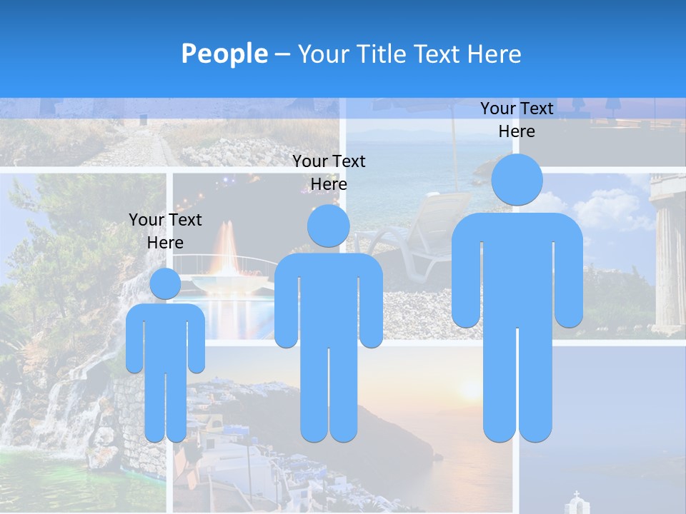 A Collage Of Photos With The Words Name Of The Presentation PowerPoint Template