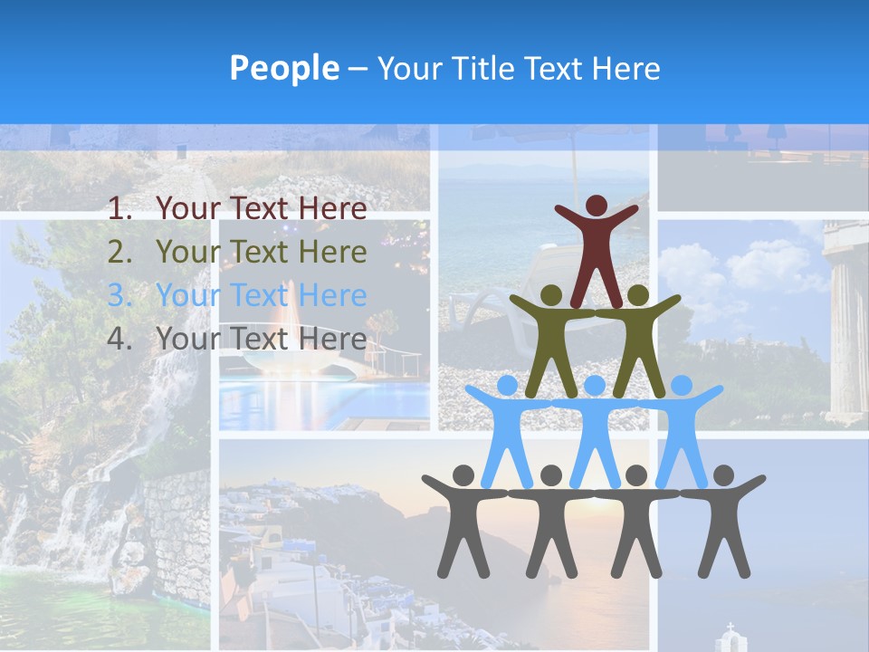 A Collage Of Photos With The Words Name Of The Presentation PowerPoint Template