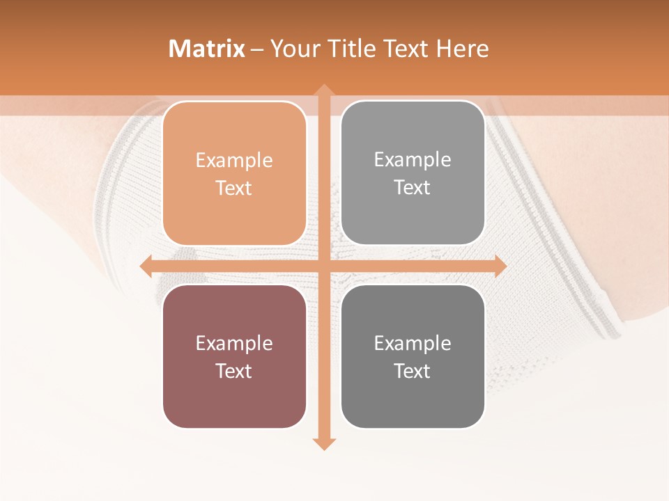 A Person With A Cast On Their Arm PowerPoint Template