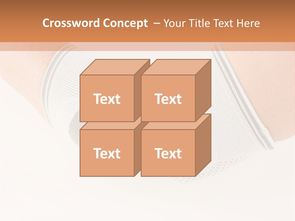 A Person With A Cast On Their Arm PowerPoint Template