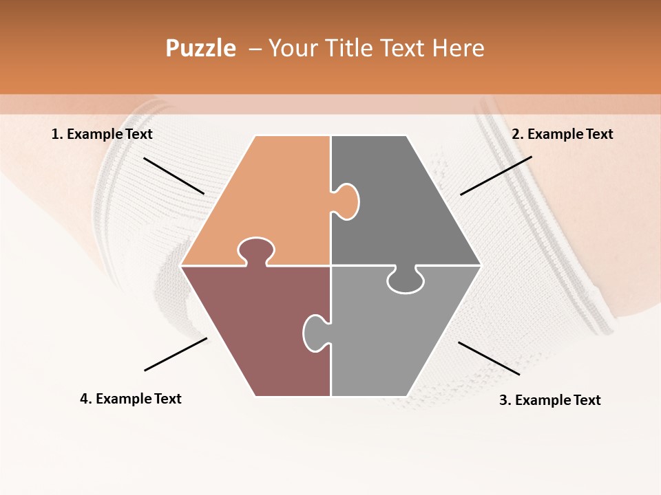 A Person With A Cast On Their Arm PowerPoint Template