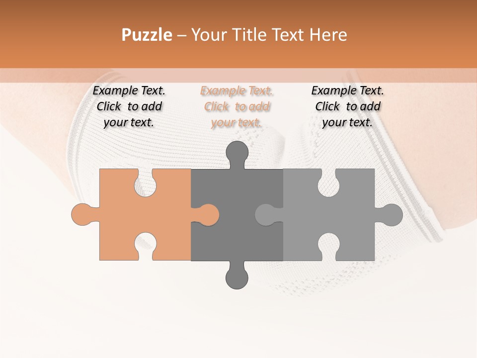 A Person With A Cast On Their Arm PowerPoint Template