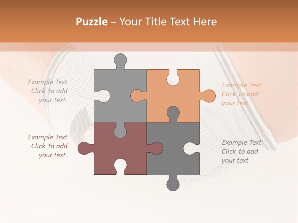 A Person With A Cast On Their Arm PowerPoint Template