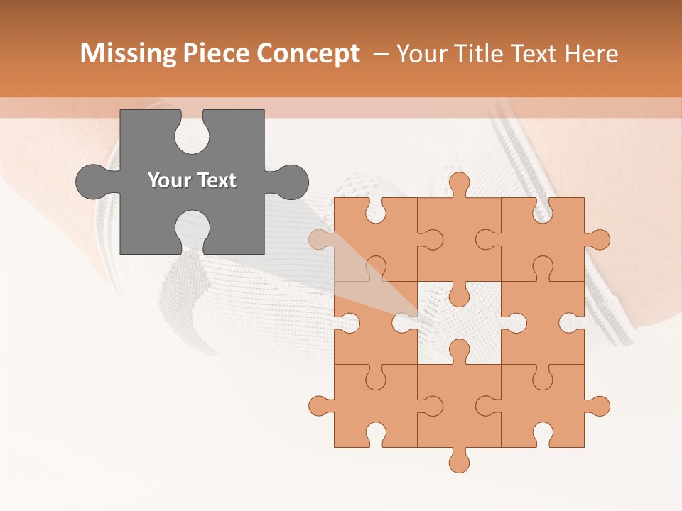 A Person With A Cast On Their Arm PowerPoint Template