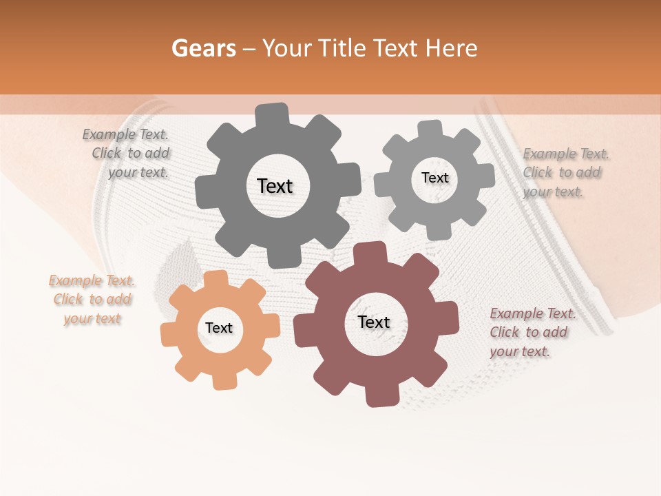 A Person With A Cast On Their Arm PowerPoint Template