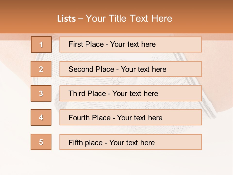 A Person With A Cast On Their Arm PowerPoint Template