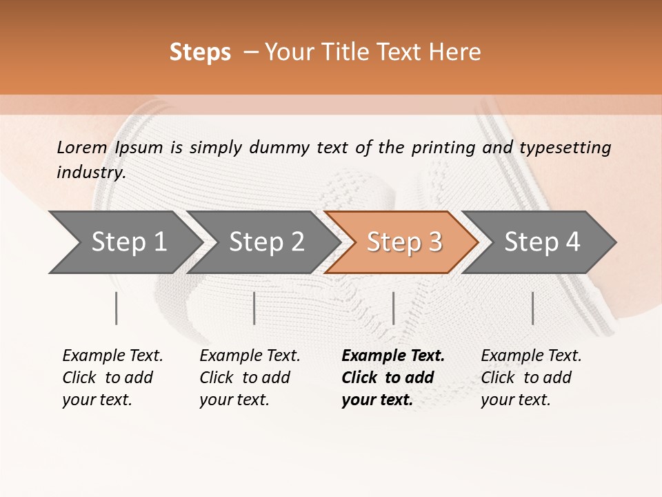 A Person With A Cast On Their Arm PowerPoint Template