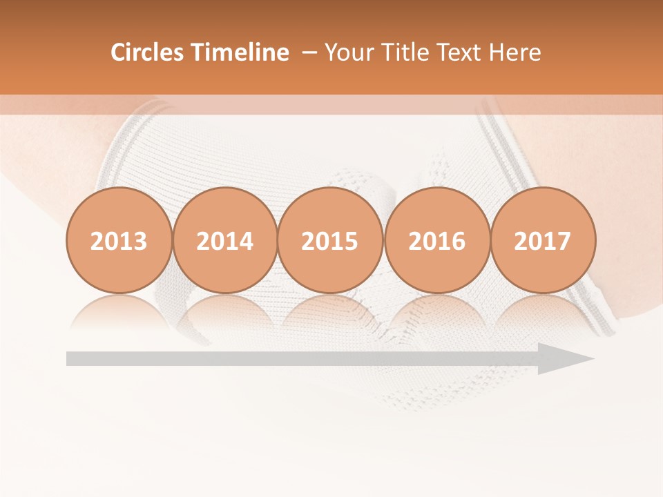 A Person With A Cast On Their Arm PowerPoint Template