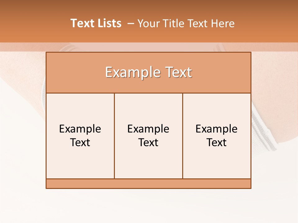 A Person With A Cast On Their Arm PowerPoint Template
