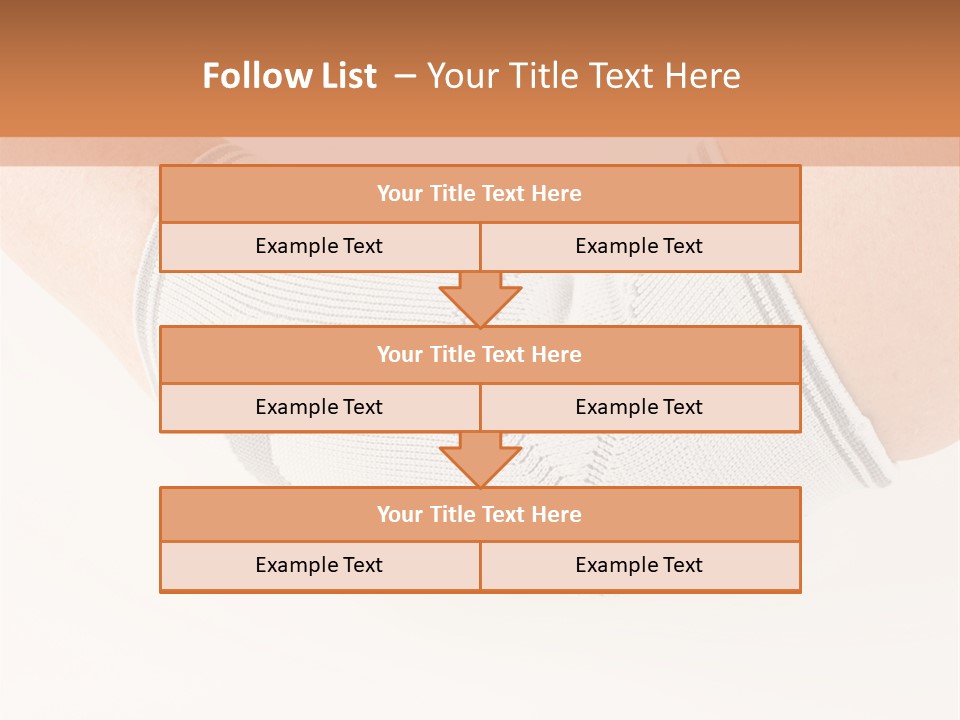 A Person With A Cast On Their Arm PowerPoint Template