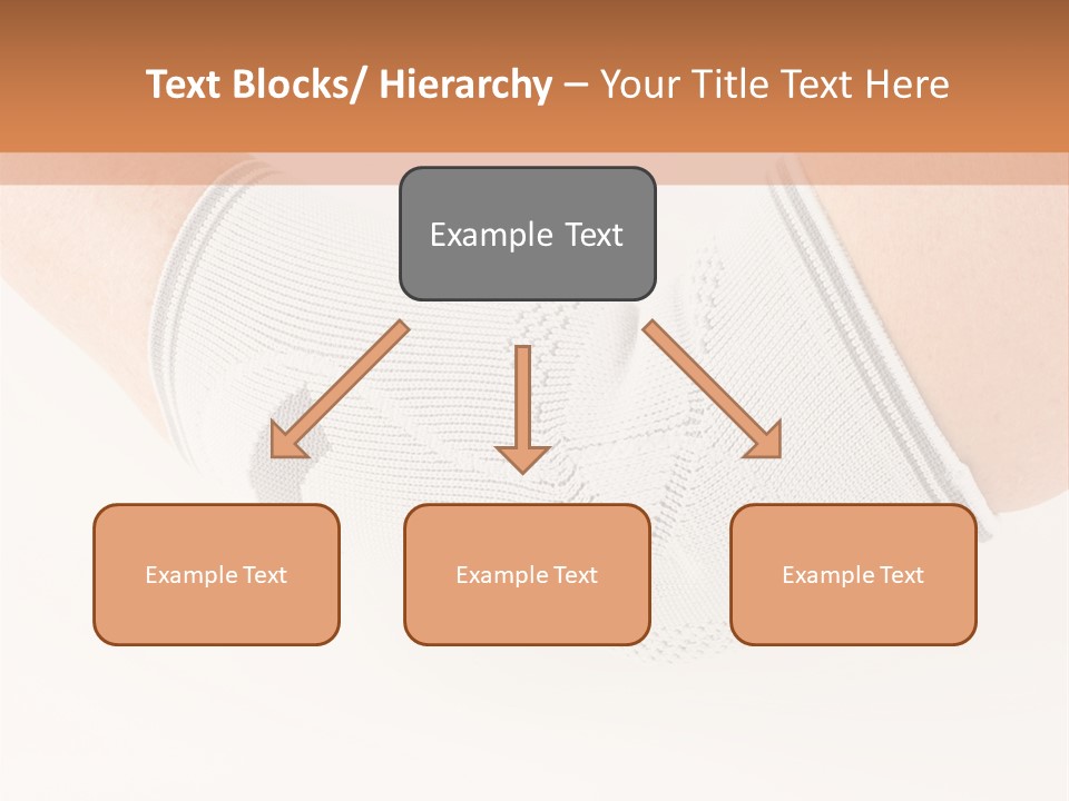 A Person With A Cast On Their Arm PowerPoint Template
