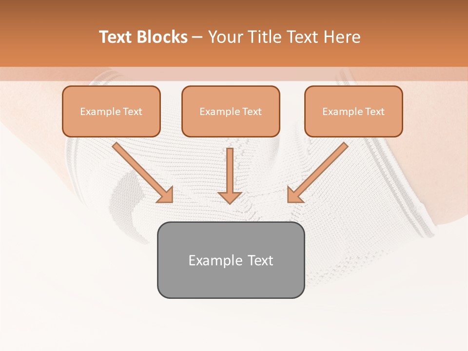 A Person With A Cast On Their Arm PowerPoint Template