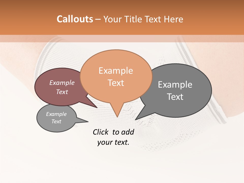 A Person With A Cast On Their Arm PowerPoint Template