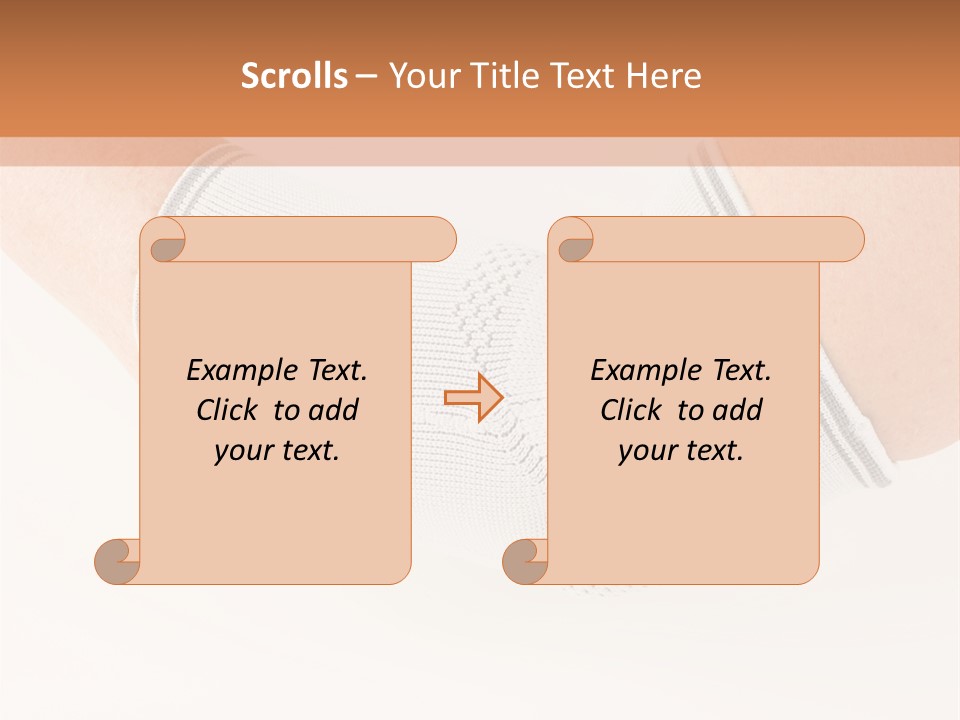 A Person With A Cast On Their Arm PowerPoint Template