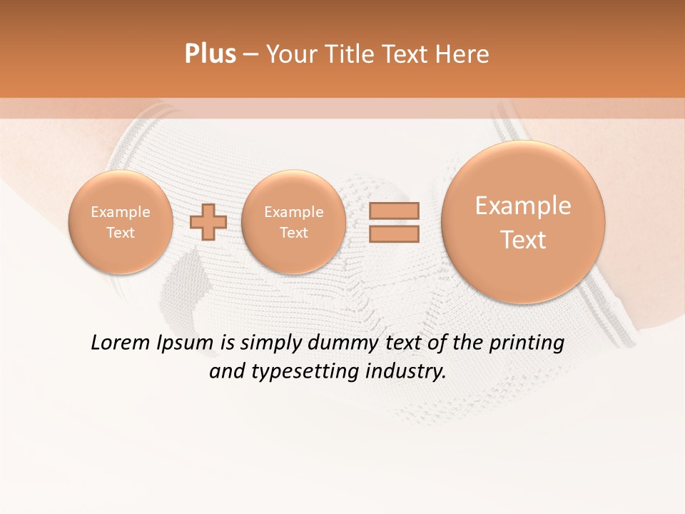 A Person With A Cast On Their Arm PowerPoint Template