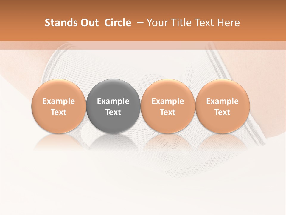 A Person With A Cast On Their Arm PowerPoint Template