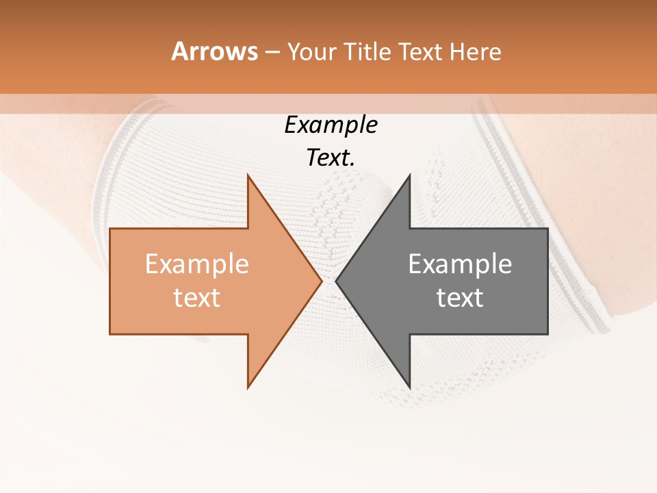 A Person With A Cast On Their Arm PowerPoint Template