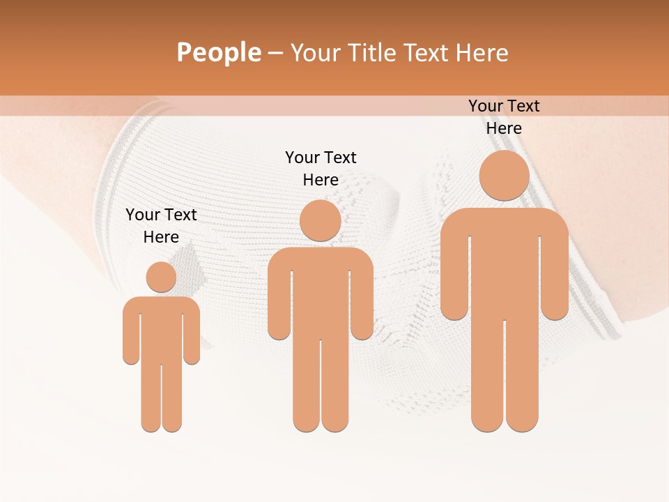 A Person With A Cast On Their Arm PowerPoint Template