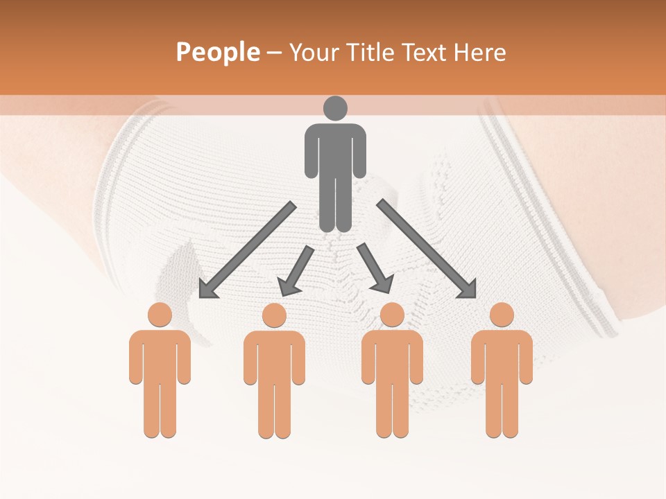 A Person With A Cast On Their Arm PowerPoint Template