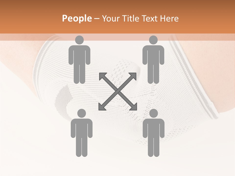 A Person With A Cast On Their Arm PowerPoint Template