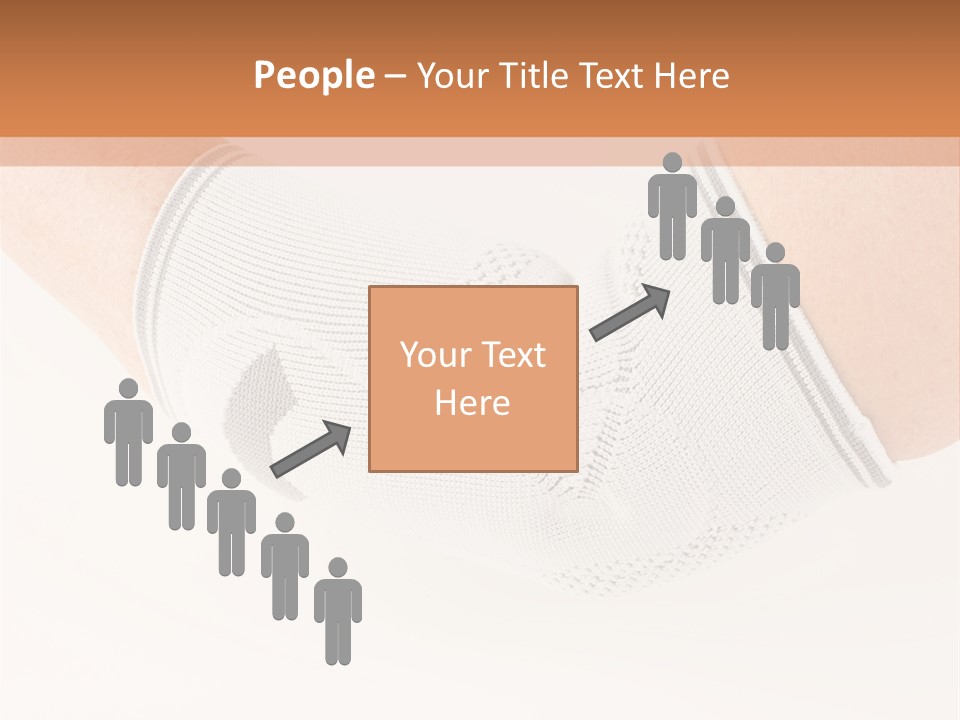 A Person With A Cast On Their Arm PowerPoint Template