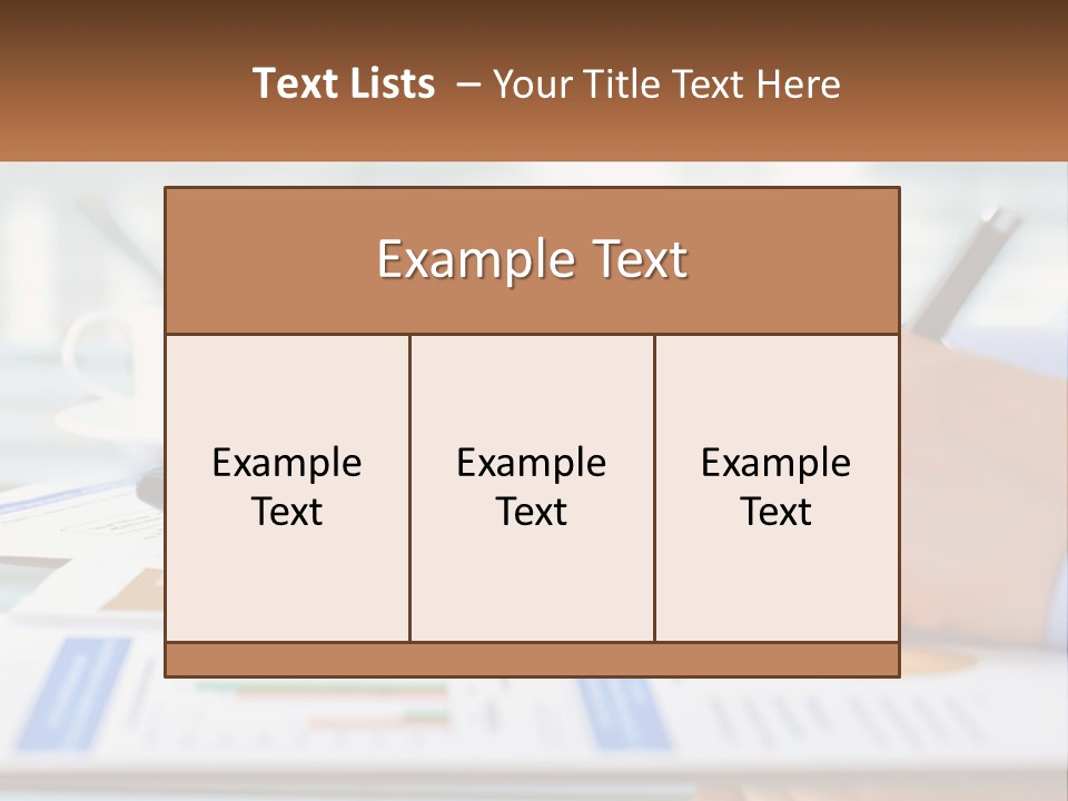 A Person Writing On A Piece Of Paper With A Calculator PowerPoint Template
