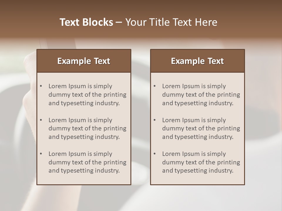A Man Holding A Cell Phone While Driving A Car PowerPoint Template