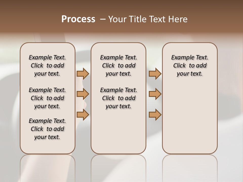 A Man Holding A Cell Phone While Driving A Car PowerPoint Template