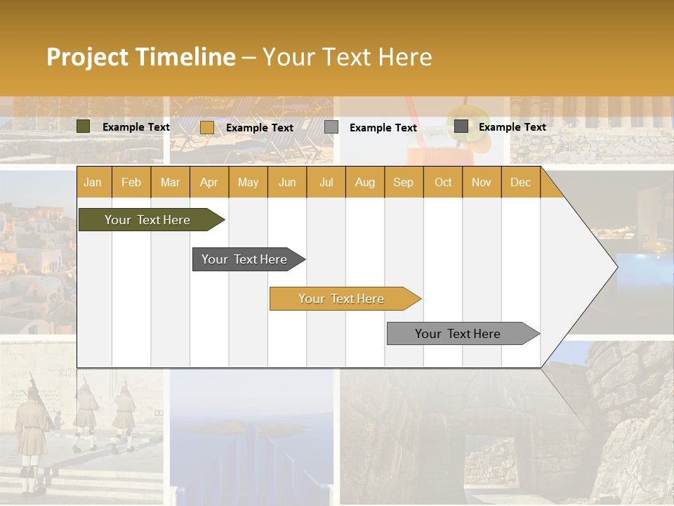A Collage Of Different Pictures With A Drink PowerPoint Template