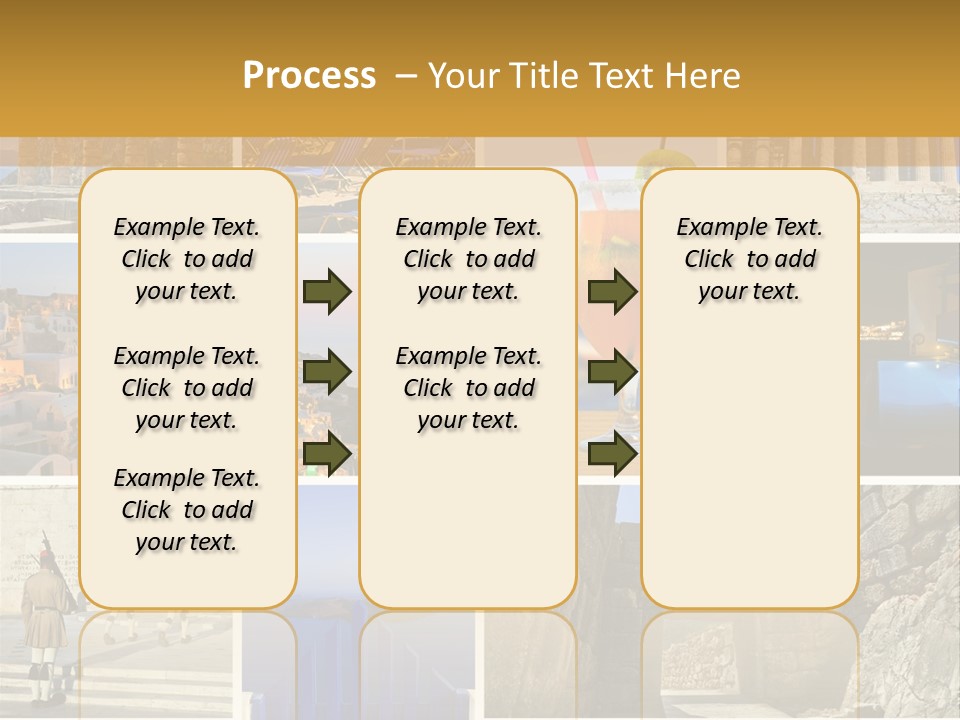 A Collage Of Different Pictures With A Drink PowerPoint Template