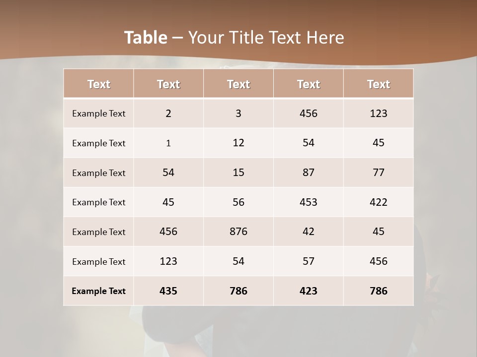 A Bride And Groom Are Hugging In Front Of A Tree PowerPoint Template