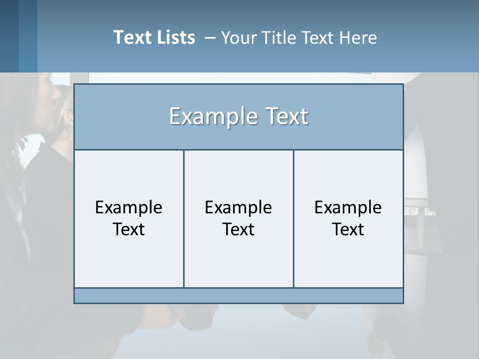 A Group Of Business People Sitting Around A Table PowerPoint Template