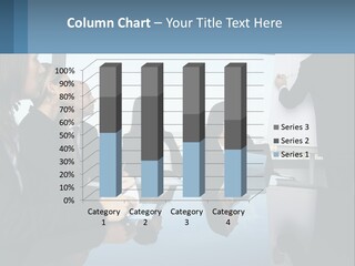 A Group Of Business People Sitting Around A Table PowerPoint Template