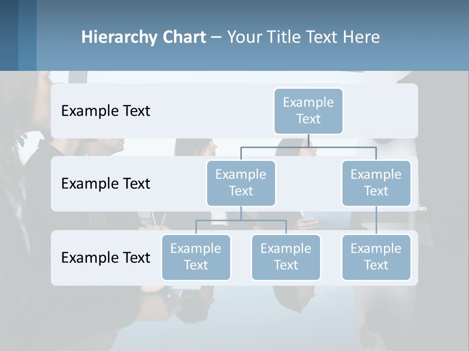 A Group Of Business People Sitting Around A Table PowerPoint Template